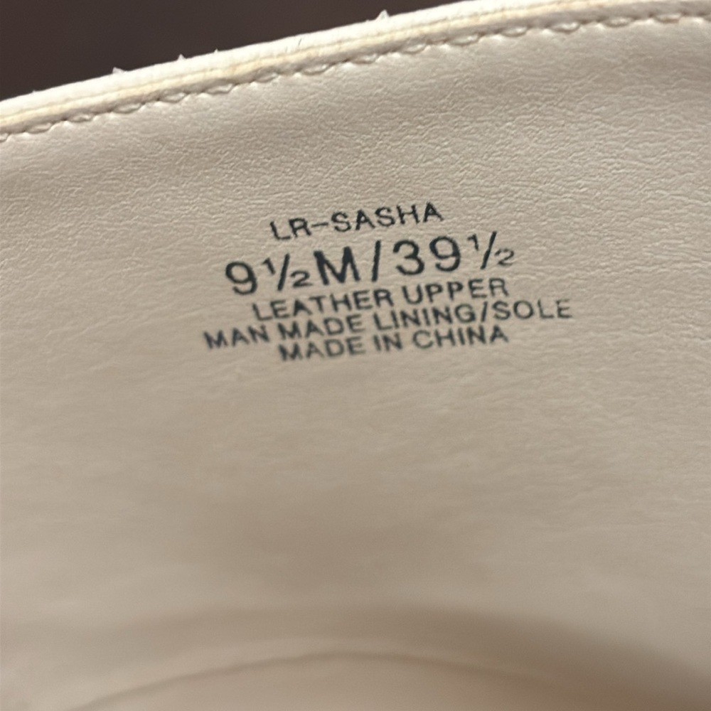 Lord & Taylor White Leather Mules - Picture 7 of 10